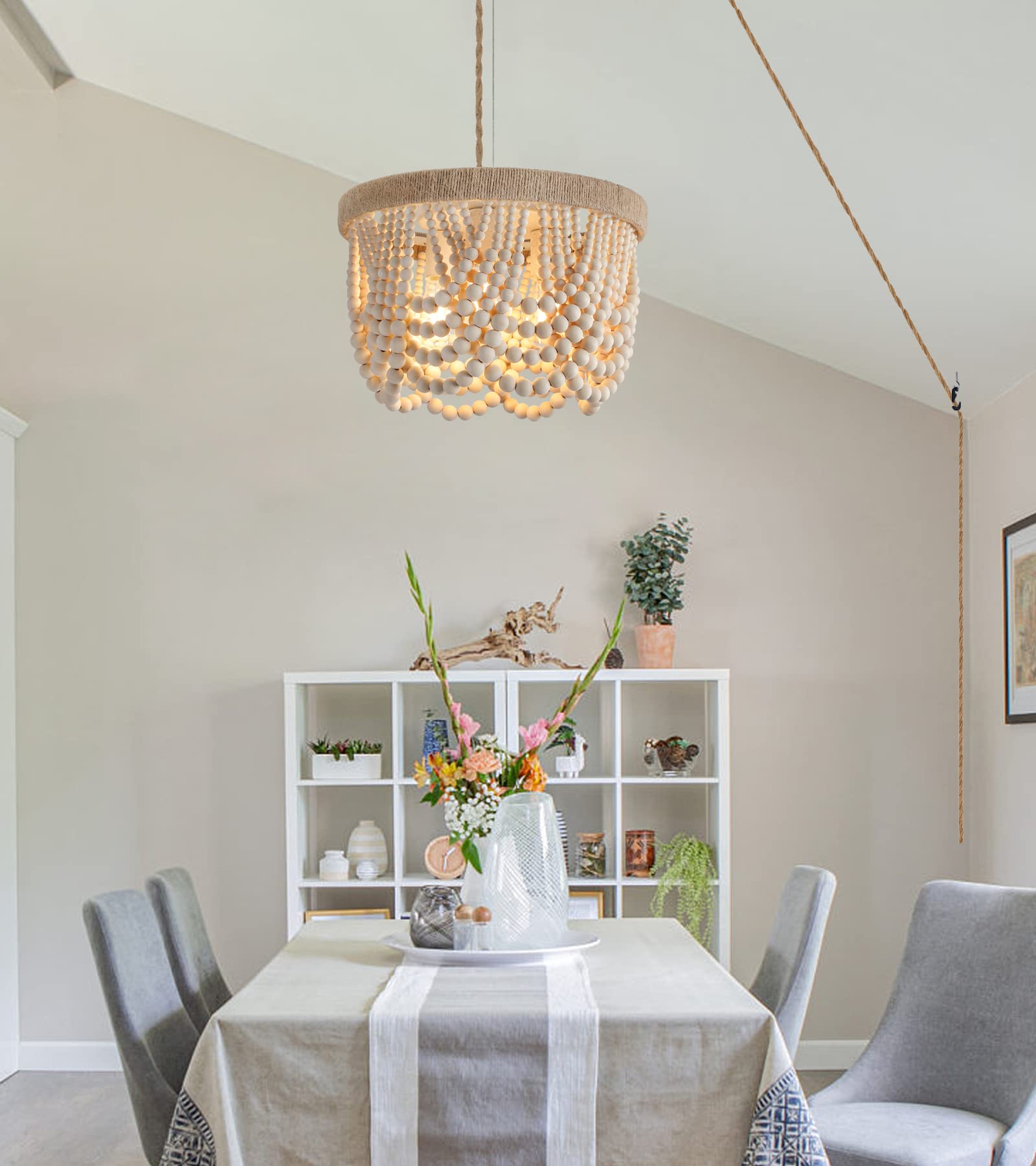 AMZASA nursery-friendly ceiling light adds soft, soothing glow.