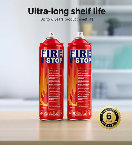 AmzBoom 8-in-1 fire suppression action for various fires