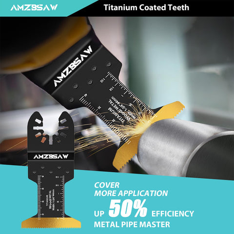 AMZBSAW extra adapters ensure broad compatibility with popular power tools