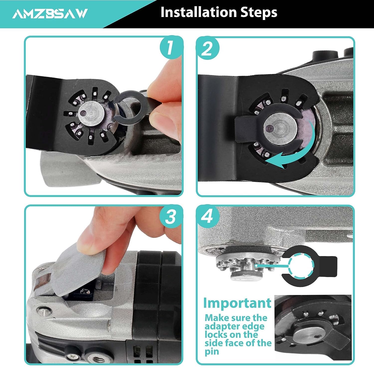 AMZBSAW high-efficiency blades deliver smooth, efficient cuts across materials