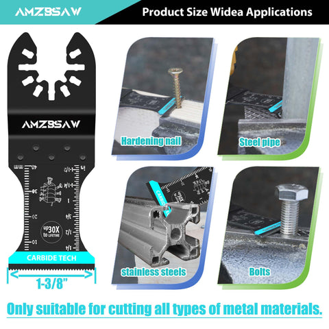 AMZBSAW carbide blade for drywall and nails with clean cuts