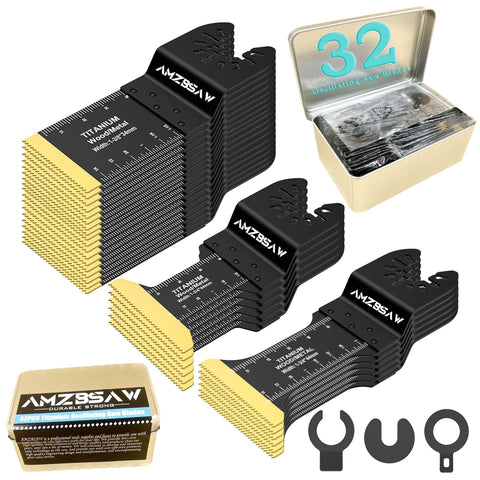 AMZBSAW blade kit for fast, efficient projects in metalworking.
