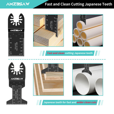 AMZBSAW titanium blades 1-3/4 inch for durable performance.