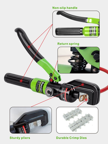 AMZCNC battery cable application showing strong, reliable electrical connections