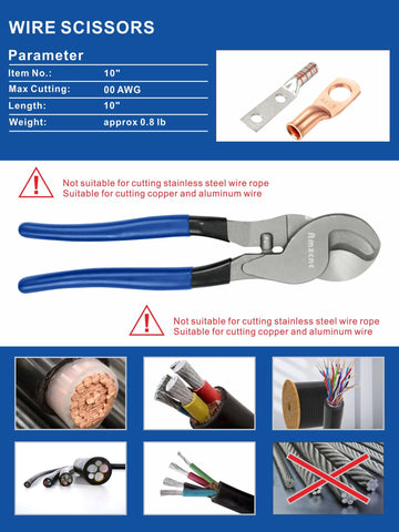AMZCNC crimping tool rotatable head enables tight-space work