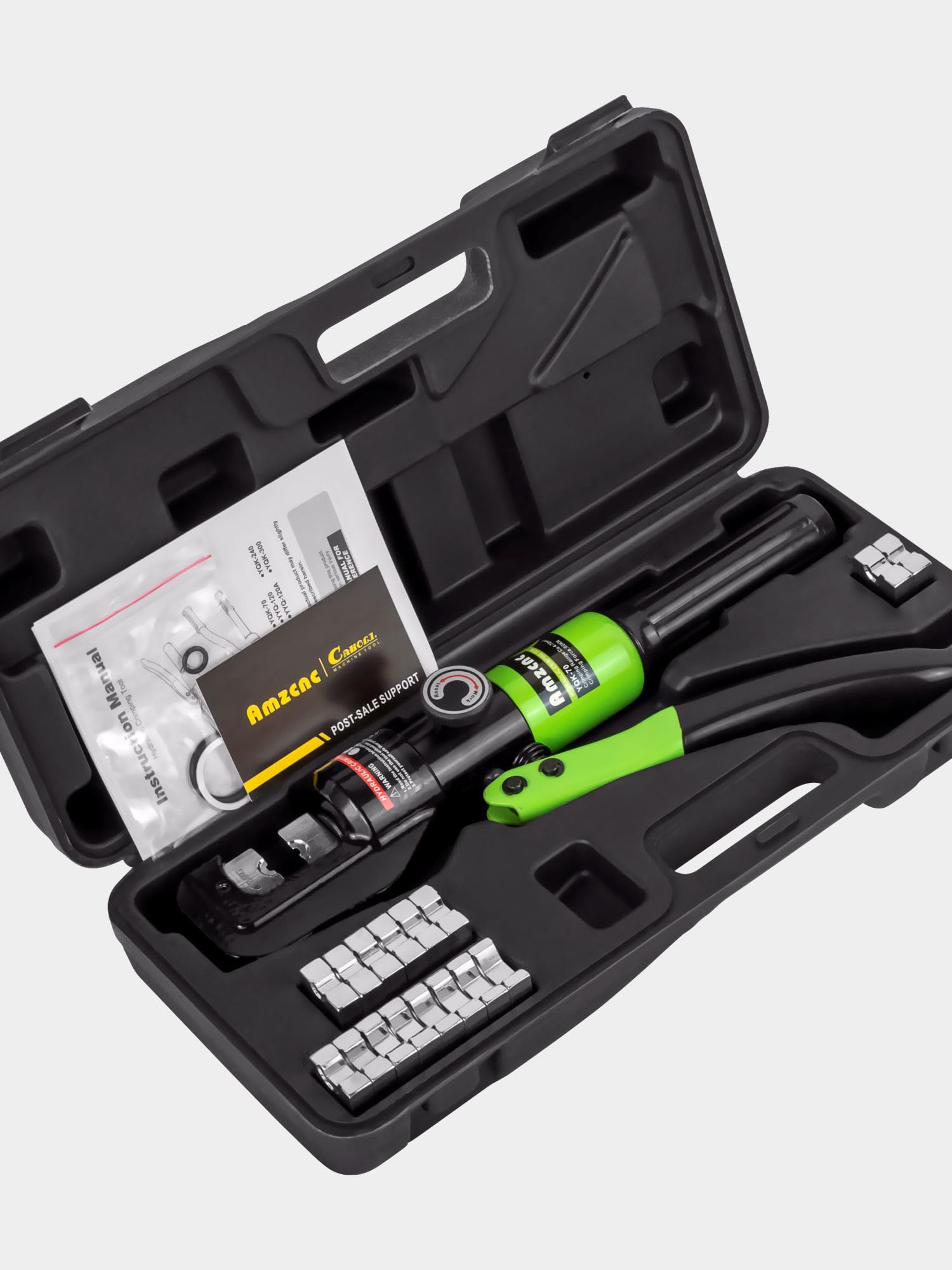 AMZCNC ergonomic vinyl-dipped grip on tool for comfortable operation