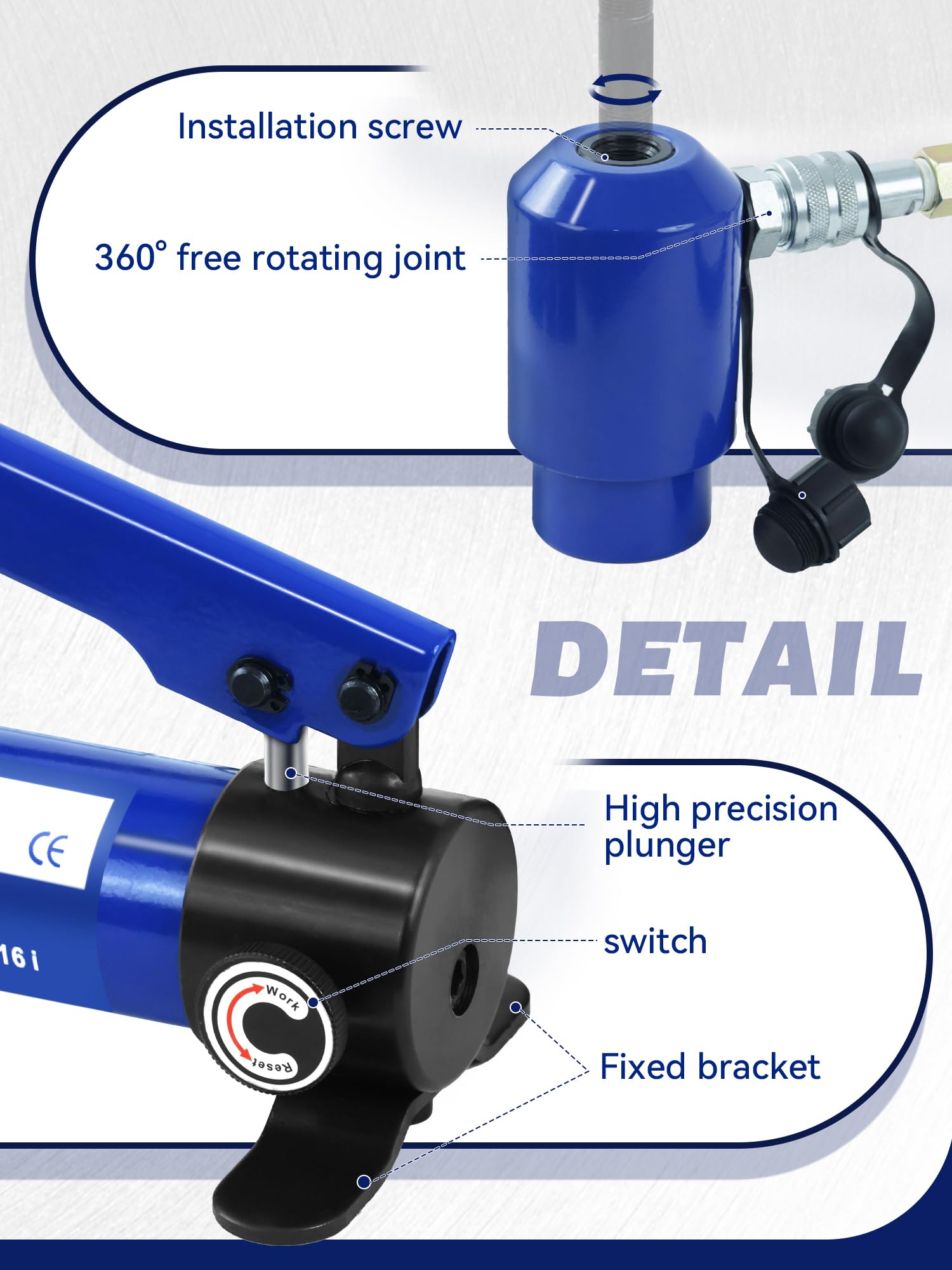 AMZCNC knockout punches handle steel and stainless with solid capacity.