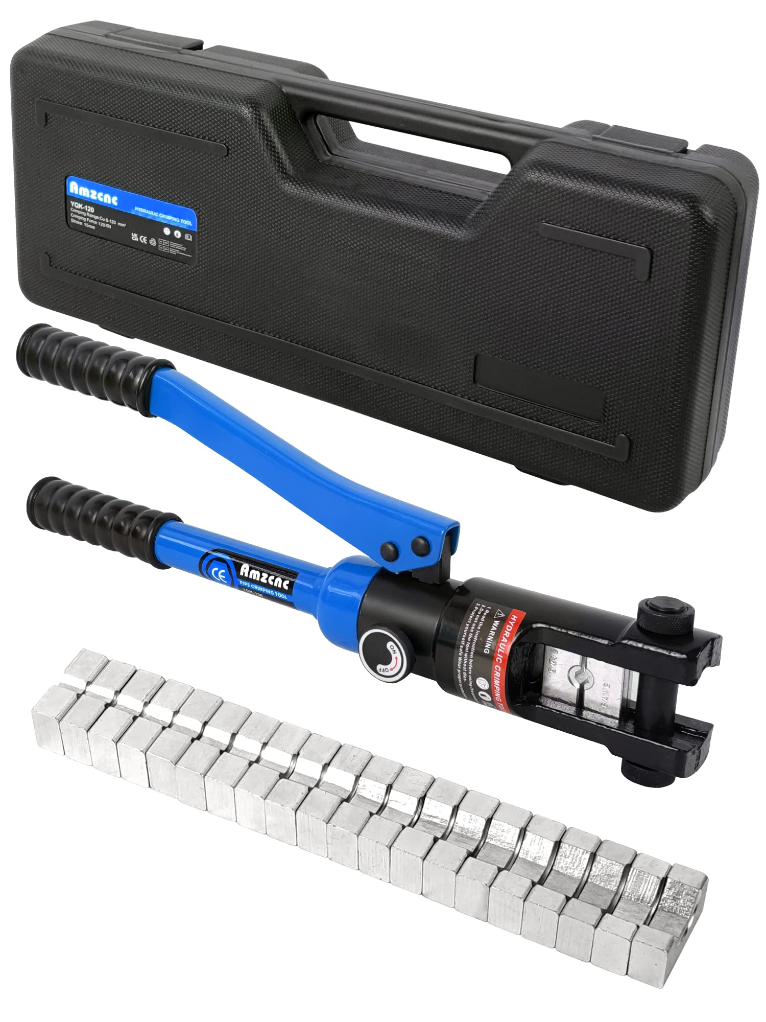 AMZCNC hydraulic wire crimper in action delivering secure connections.