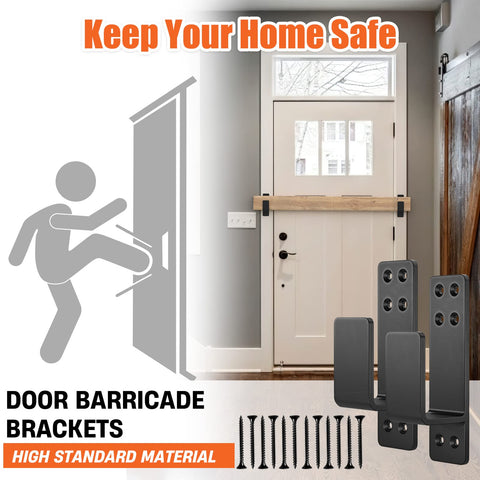 AMZFINE four-pack brackets with screws, ready for secure installation.
