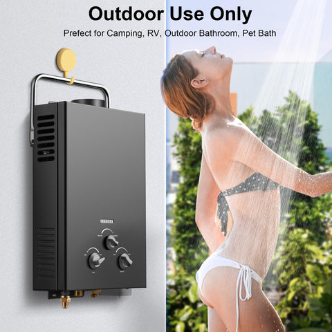 Amzgachfktch durable portable heater suitable for outdoor showers and vehicle washing.