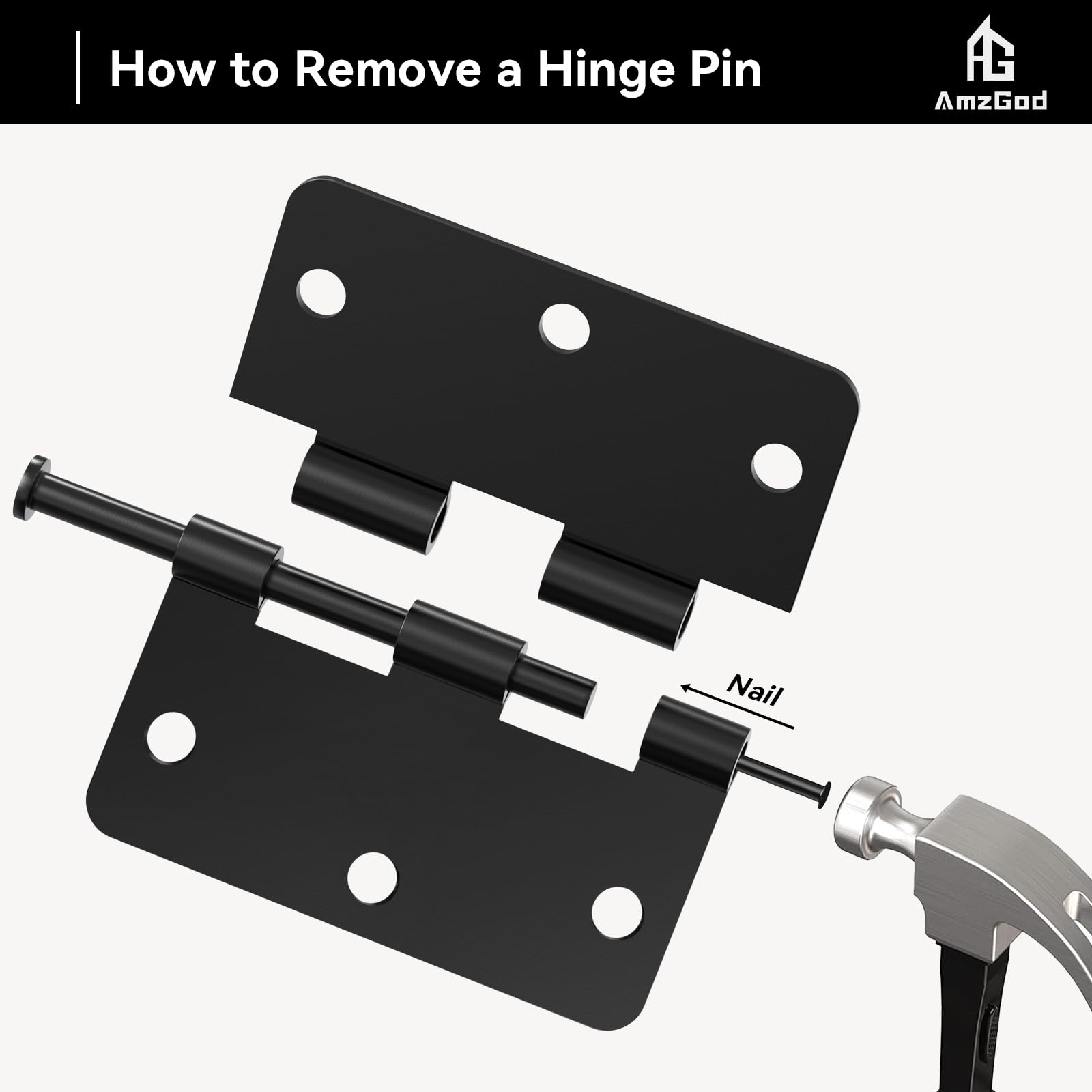 AmzGod ANSI/BHMA tested hinges for safety and durability.