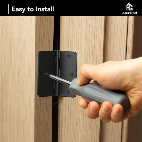 AmzGod versatile hinges suitable for doors and furniture in various spaces.
