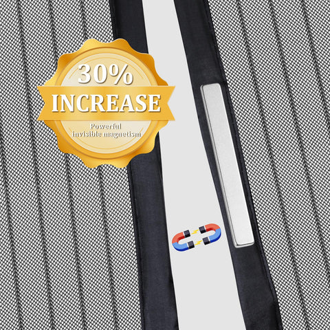Amzjjle screen door with velcro keep-open strap in use