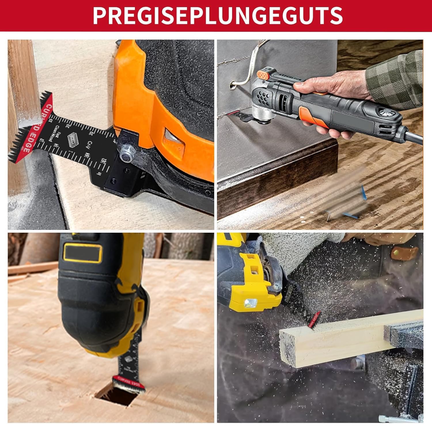AMZWEI 1-3/4 in blades extend reach in tight spots.