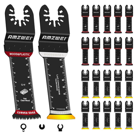 AMZWEI 70mm extended reach blade for tight space cuts and precision plunges