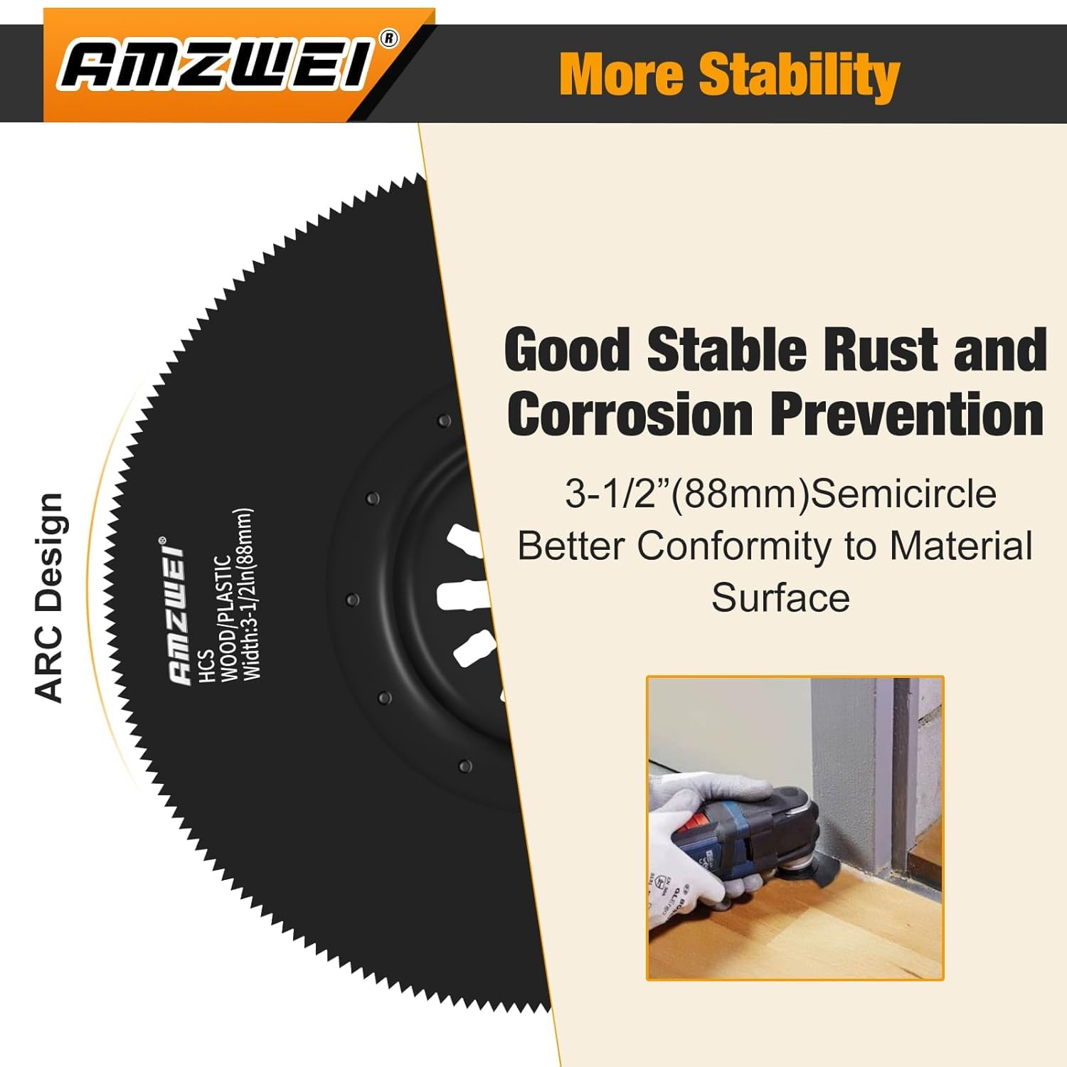 AMZWEI organized packaging protects blades during storage