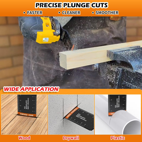 AMZWEI curved-edge-design blades for precise, smooth cuts