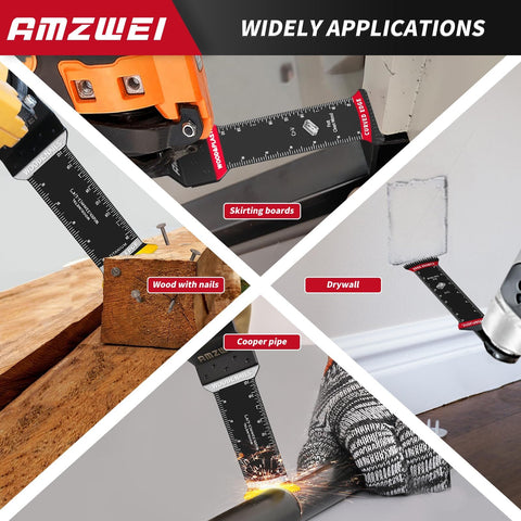 AMZWEI curved-edge stability blade for smoother cuts and control