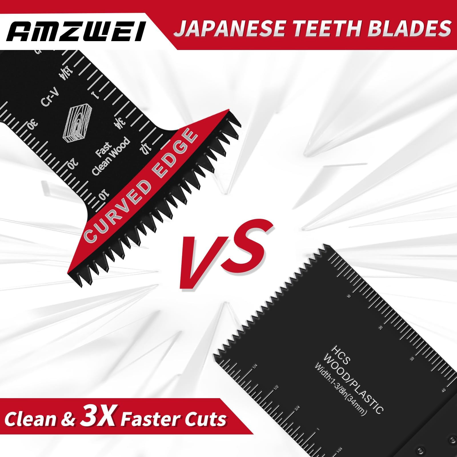AMZWEI long reach blades reach tight spaces easily.