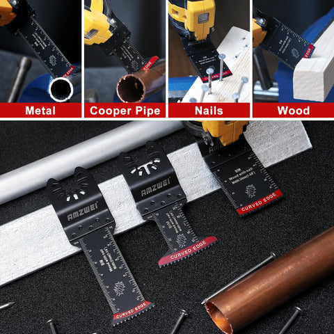 AMZWEI precision cutting with length markings helps accurate starts.