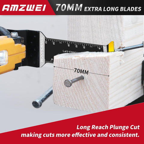 AMZWEI titanium-coated teeth blade for heat resistance and longer life