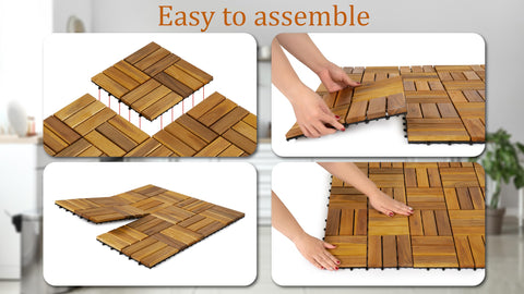 AN68 outdoor patio-balcony tiles provide slip resistance and drainage.