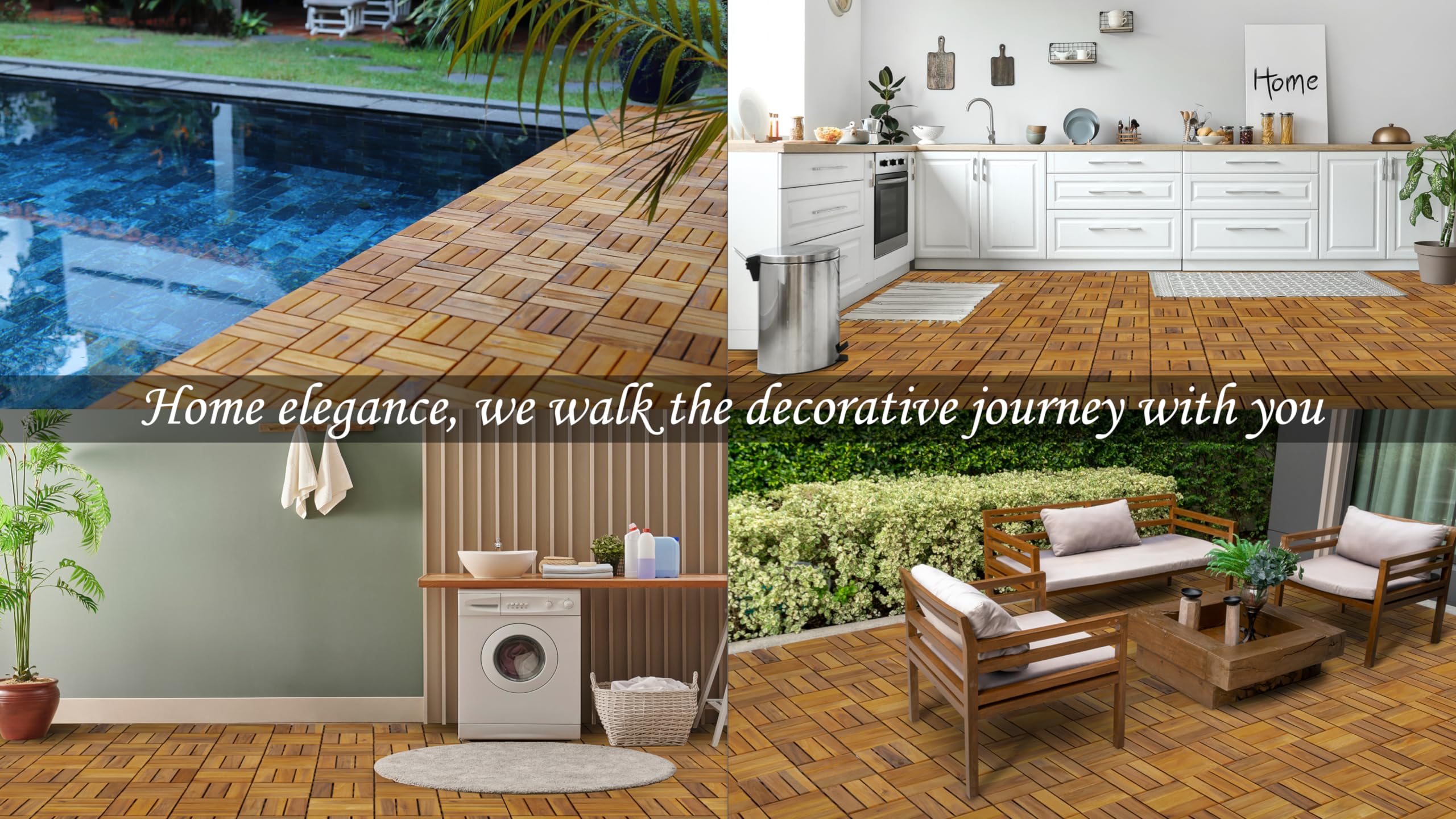 AN68 poolside deck tiles withstand moisture with textured surface.