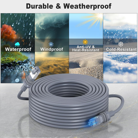 Anautin Starlink Gen 3 cable 26AWG shielded wires reduce interference during streaming.
