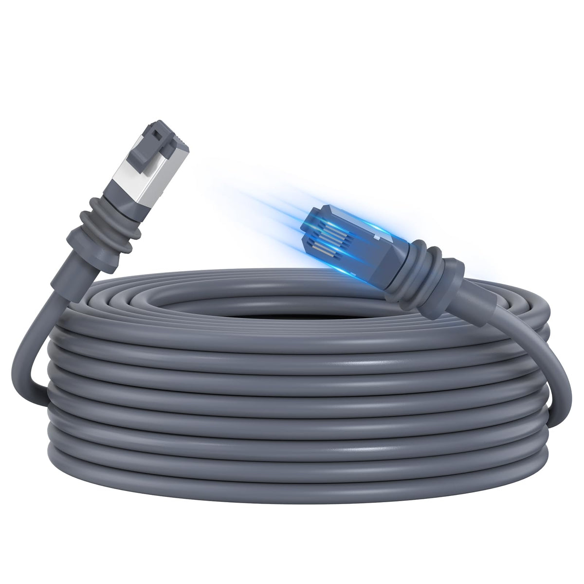 Anautin Starlink Gen 3 cable outdoors, weatherproof build for reliable outdoor connectivity.