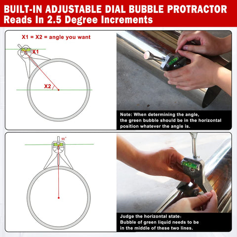 Anblak Pipe Center Finder marks center points quickly during installation.