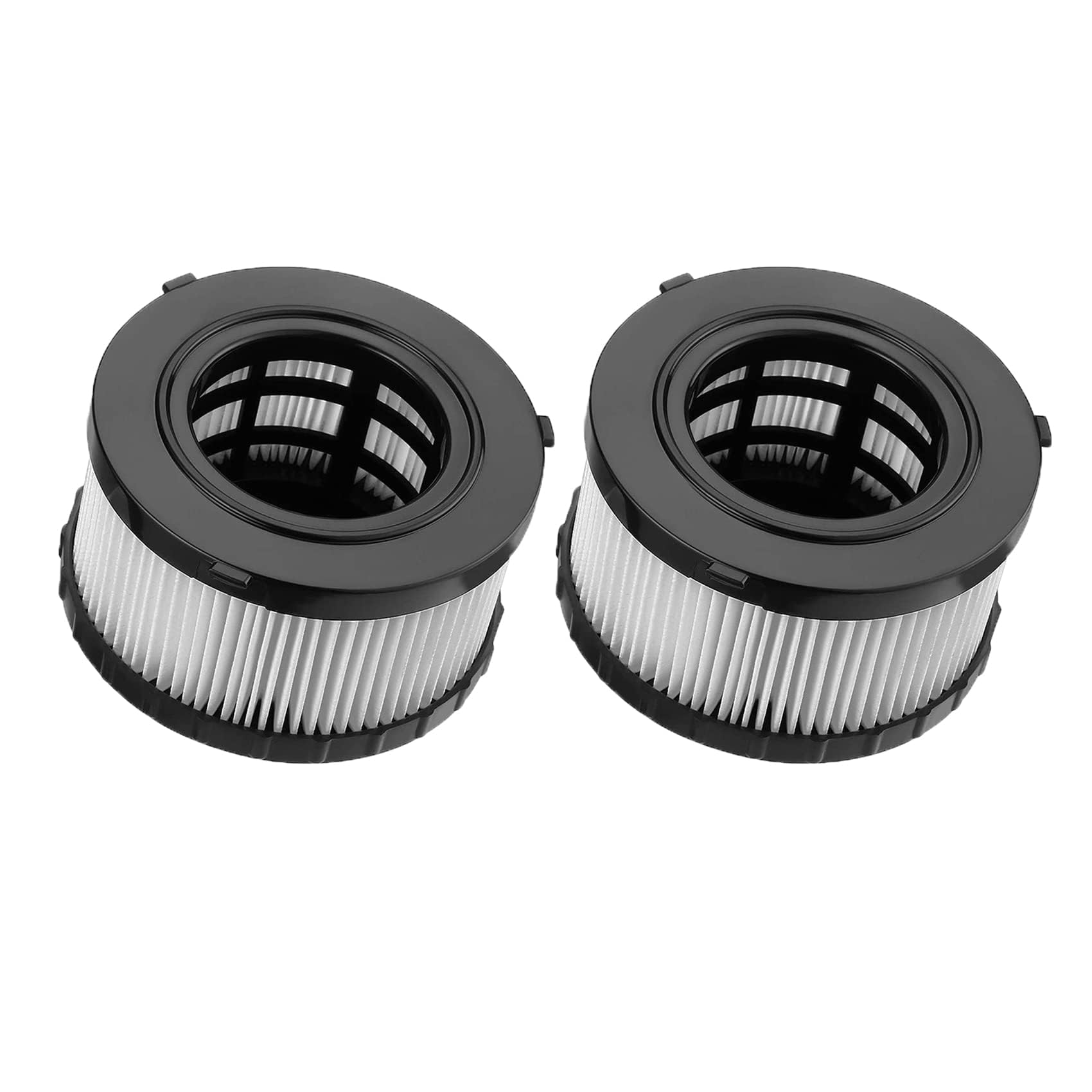 ANBOO DC5151H replacement filters pack of 2 for DEWALT vacuums, ready for quick swap.