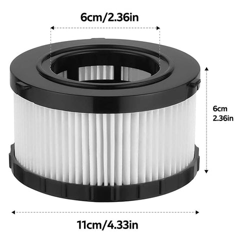 ANBOO DC5151H filter pleated detail captures dust efficiently in workshops.