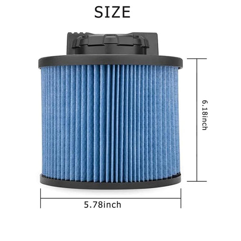 ANBOO DXVC4002 washable pleated filter for easy cleaning and reuse