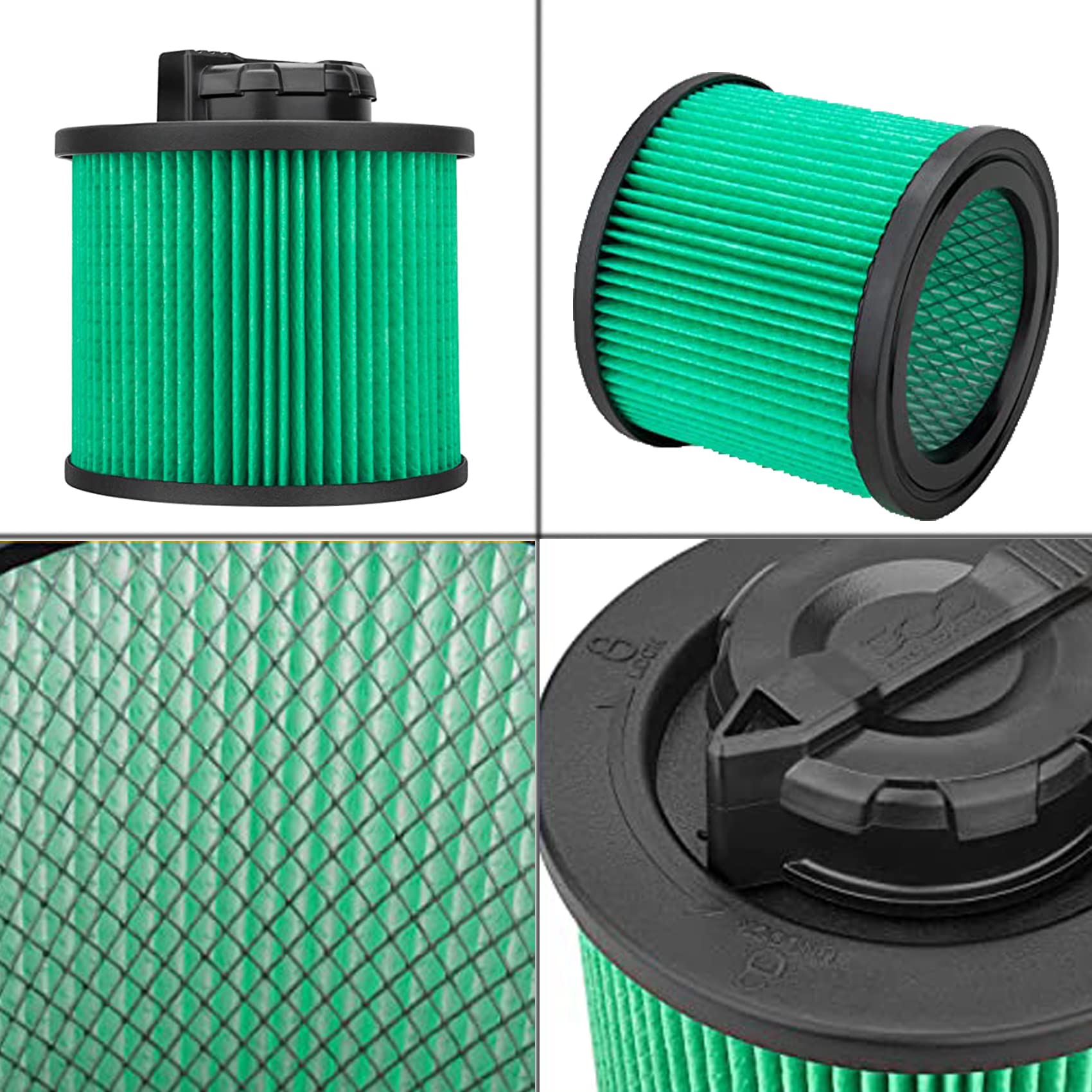 ANBOO DXVC4003 pleated filter close-up highlights airflow.