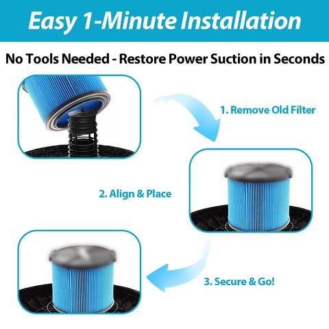 ANBOO VF3500 maintains strong suction for efficient cleanups