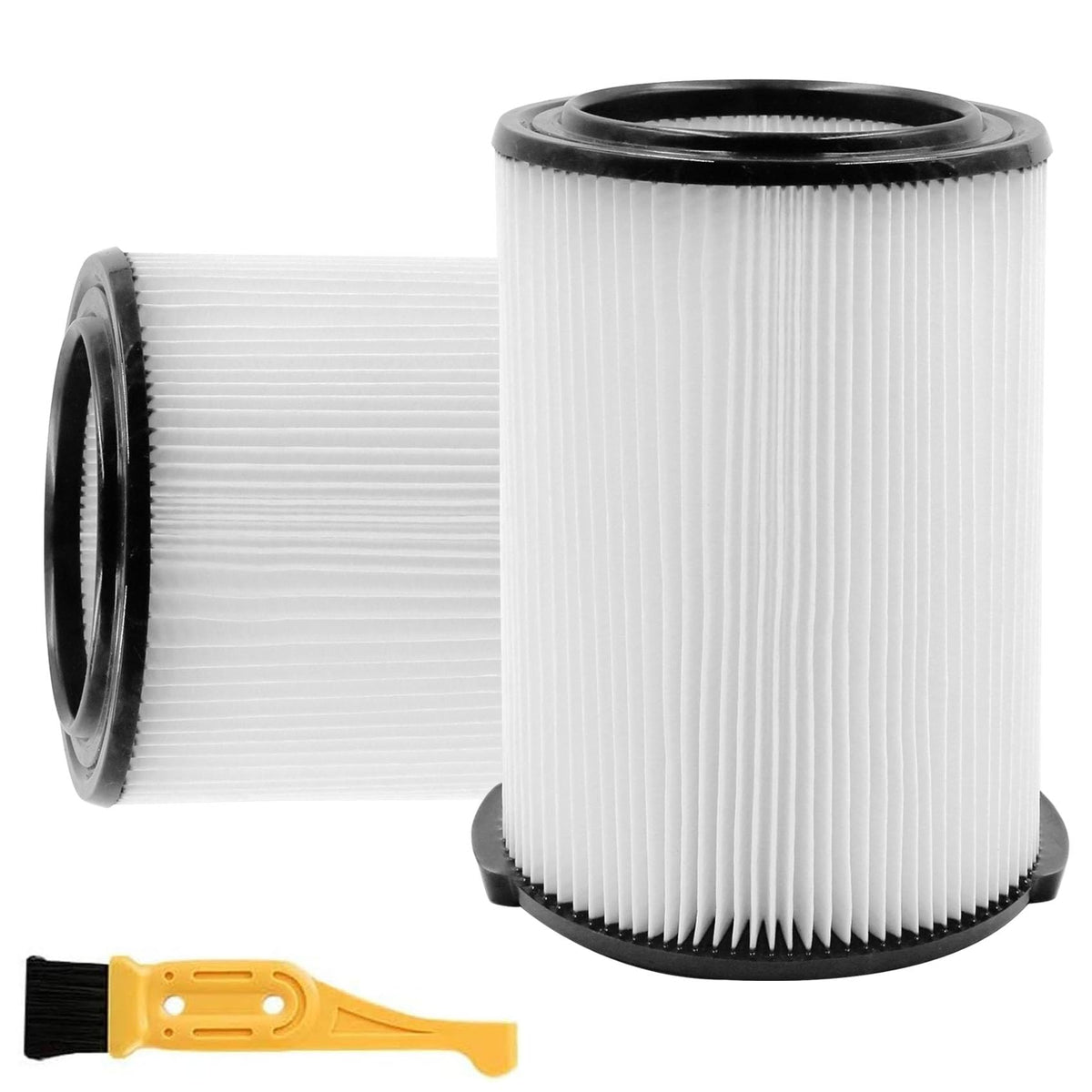 ANBOO VF4000 filter pack, angled view, two filters for versatile vacuuming