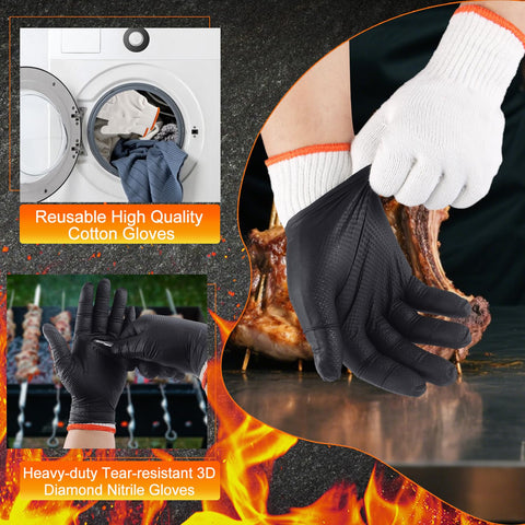 ANBOSON cotton liners reusable for long-lasting value in grilling