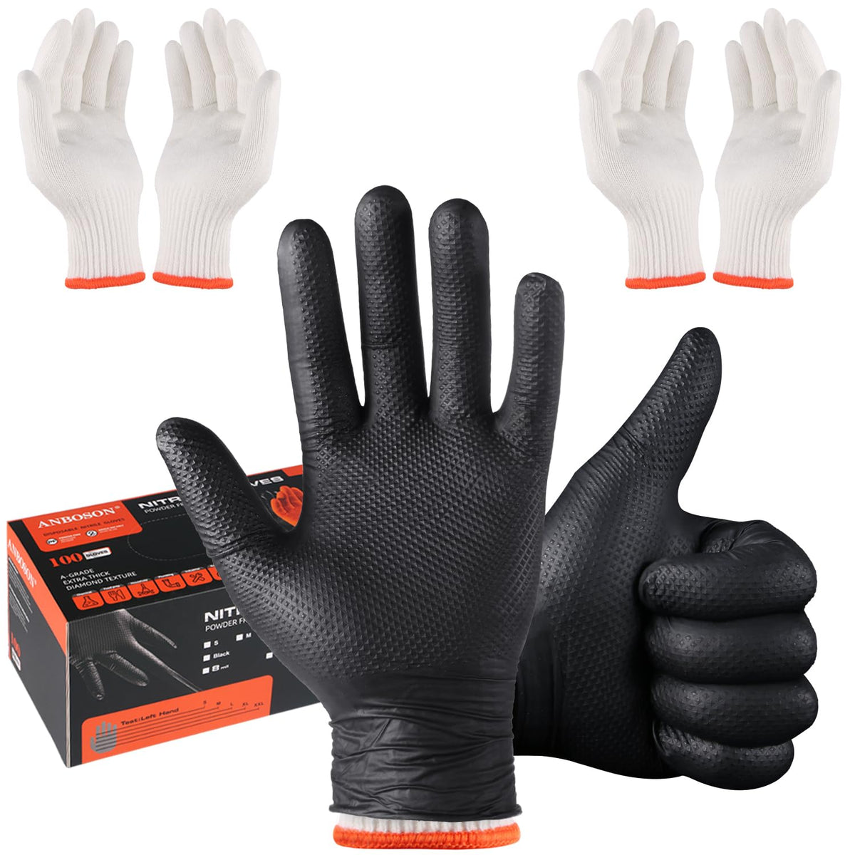 ANBOSON BBQ gloves for heat protection during grilling