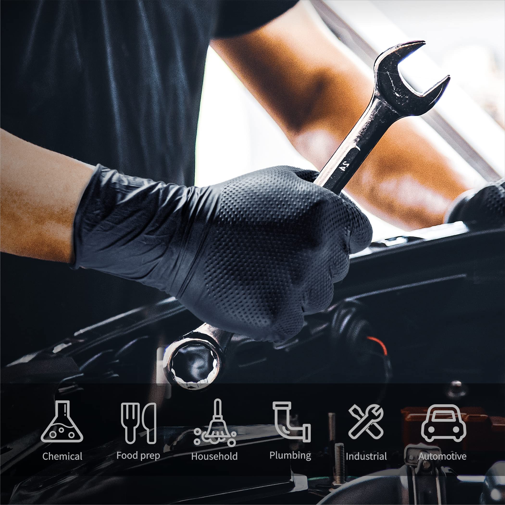 ANBOSON disposable gloves for lab, kitchen, and salon environments