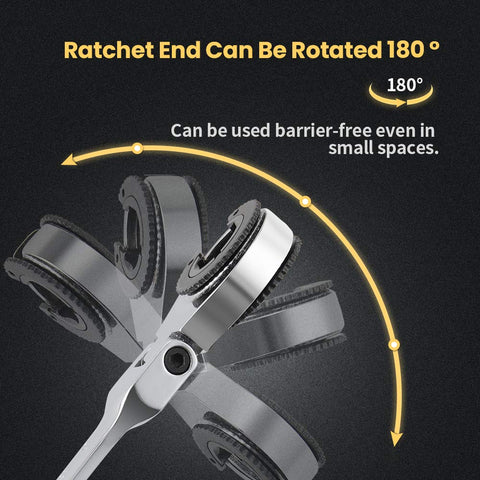 Anbull 72-tooth ratchet delivers smooth action with short swing