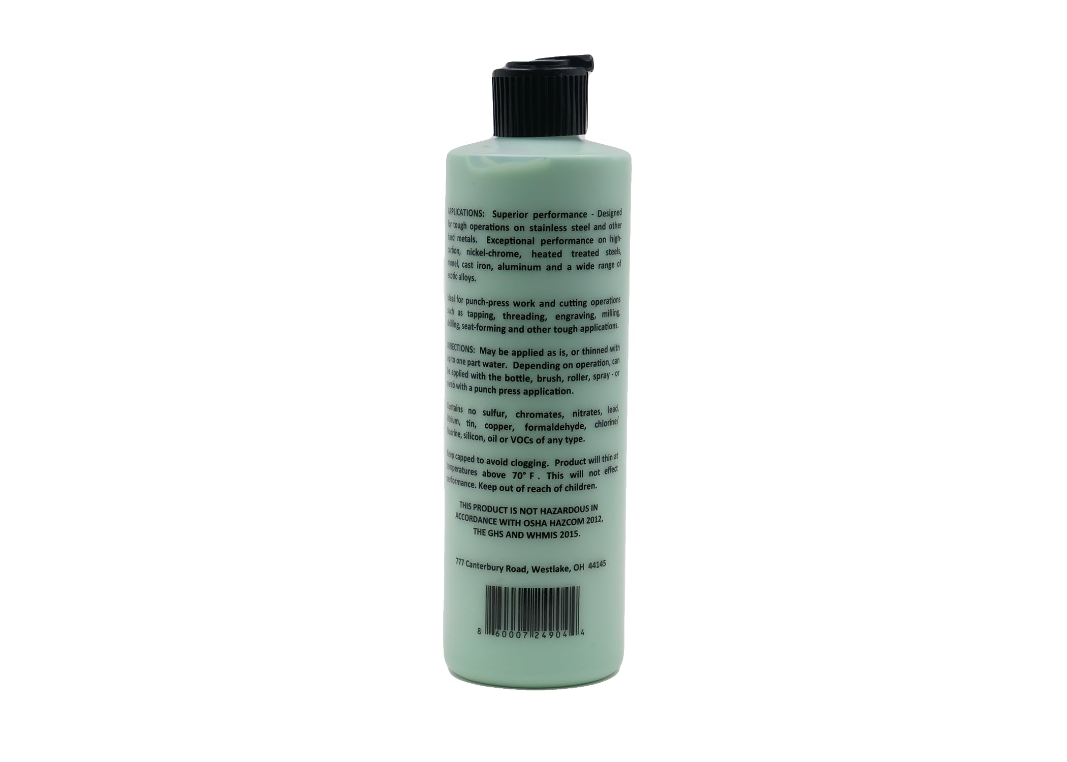 Anchorlube water-based formulation supports safe oil-free machining