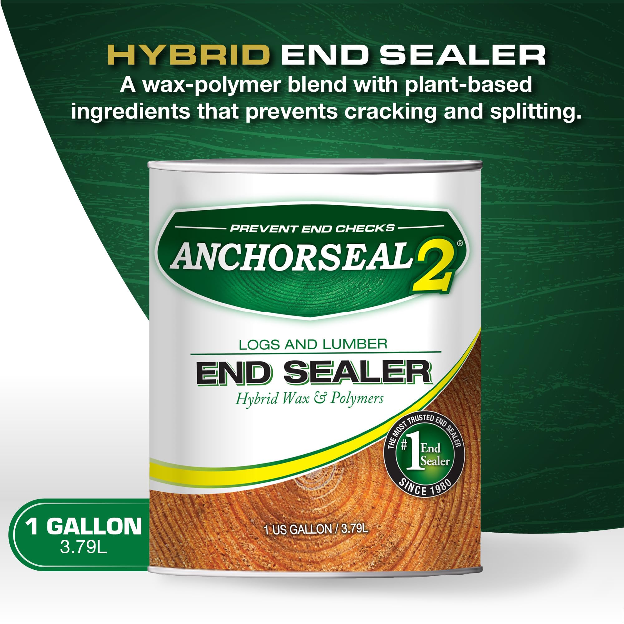 Anchorseal 2 deck end-check prevention helps preserve surface integrity outdoors