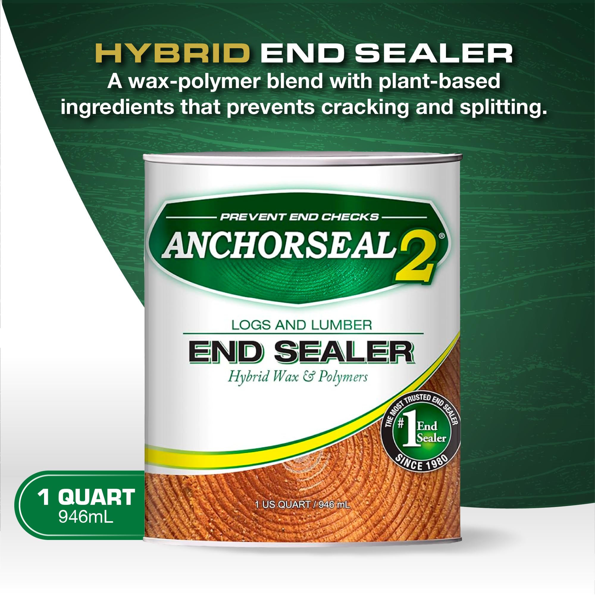 ANCHORSEAL 2 end-check prevention for wood during drying.