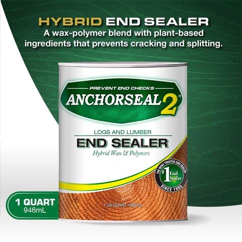 ANCHORSEAL 2 end-check prevention for wood during drying.