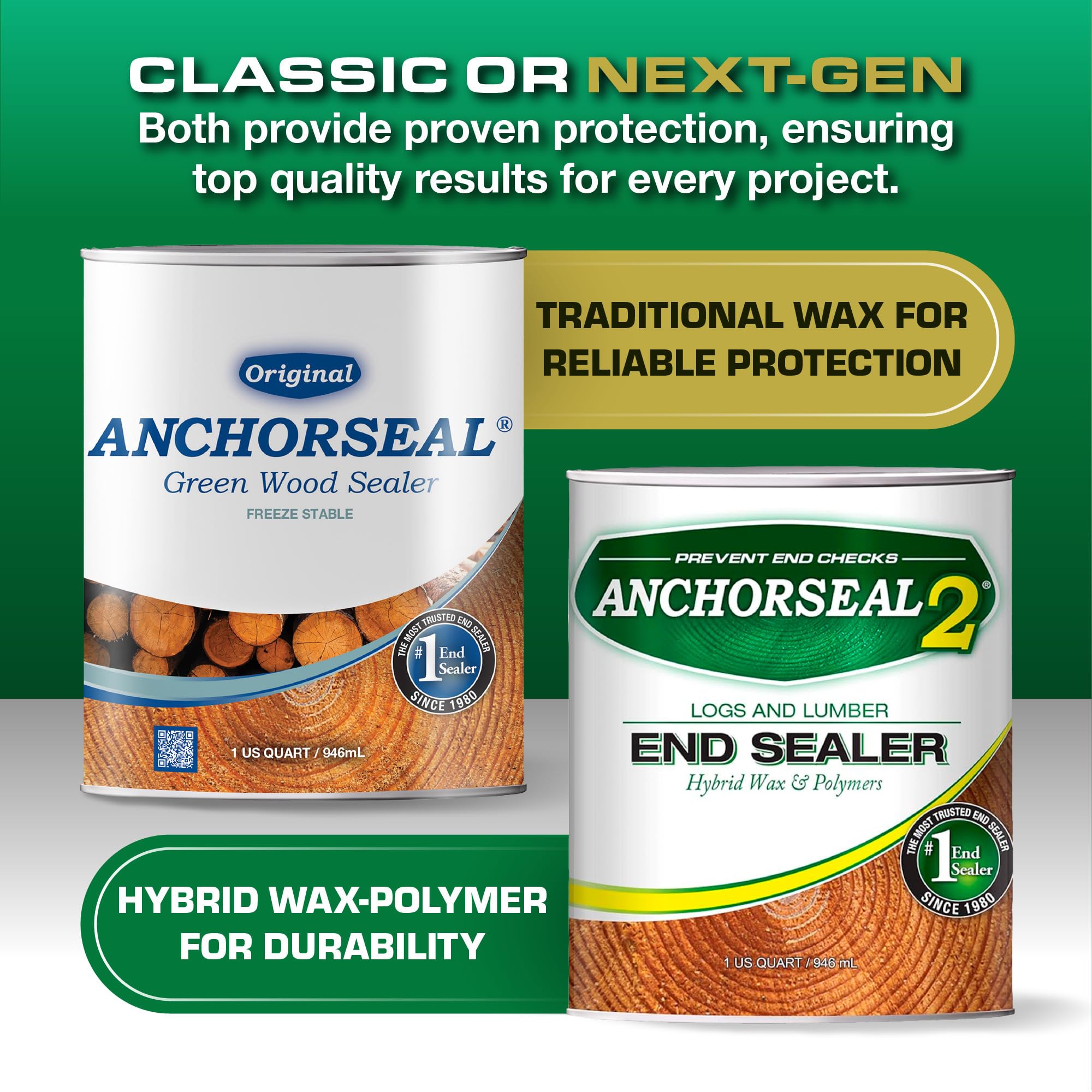 ANCHORSEAL 2 quart container close-up showing sealant texture.