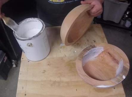 ANCHORSEAL 2 treated vs untreated wood comparison for drying resilience.