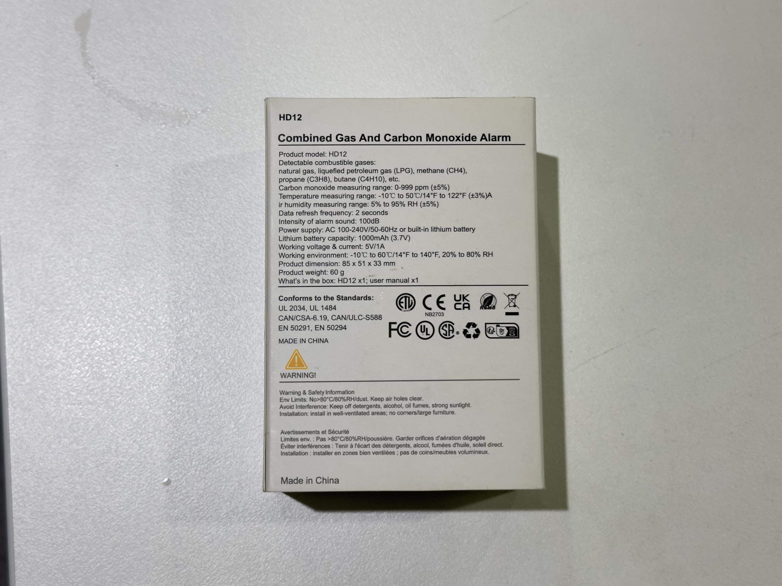 Ancipure 4-in-1 detector RV and travel safety suitability