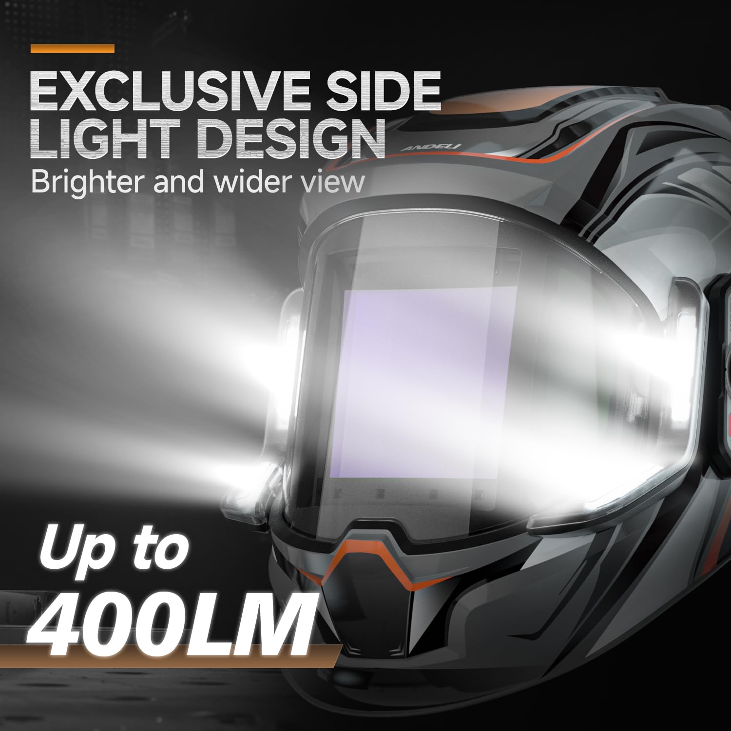 ANDELI true-color display enhances natural color accuracy on welds.