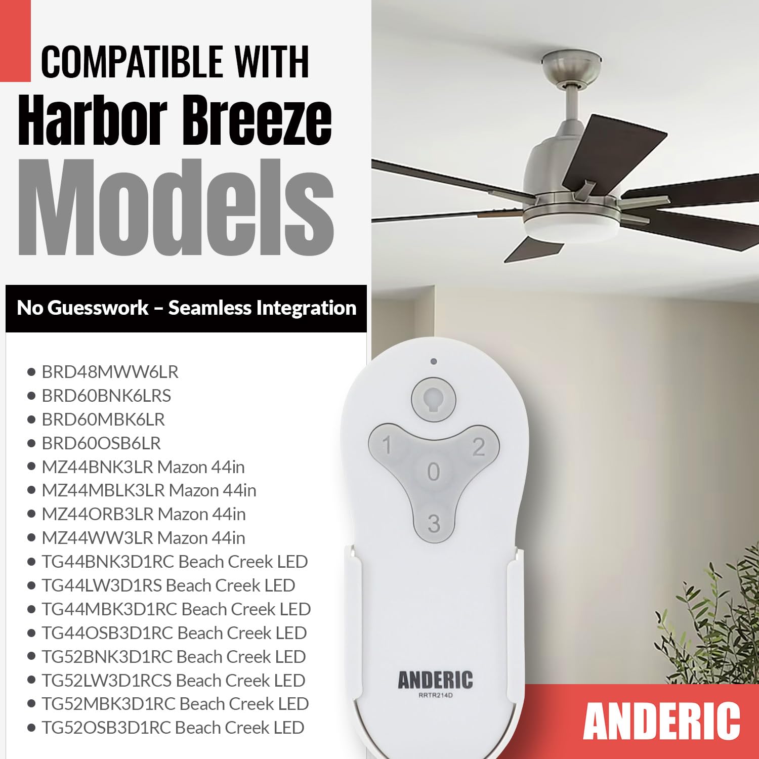 Anderic RRTR214D pairing steps guide enabling quick setup