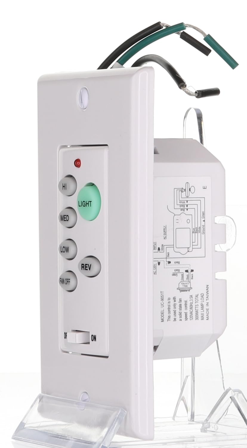Anderic UC9051T wired wall plate installation for quick setup.